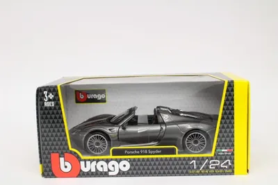 Image de Porsche 918 Spyder 1:24 gris BBURAGO