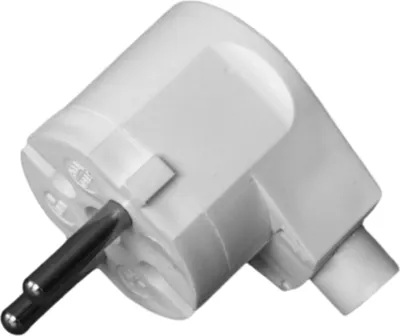 Zdjęcie produktu dla ELGOTECH Wtyczka Kątowa WT-2 16A 250V Biała 1 SZT