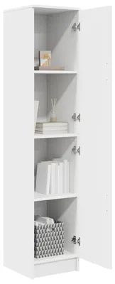 Image de Buffet haut vidaXL blanc 35 x 39 x 168 cm