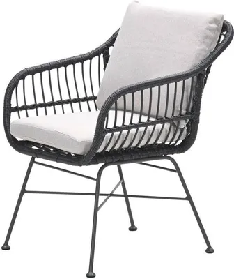 Productafbeelding van Margriet Dining Fauteuil Zwart/Dessert Sand Garden Impressions