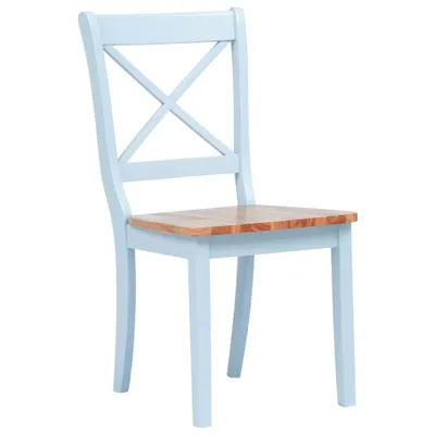Immagine prodotto di vidaXL Sedie da pranzo, 2 pezzi, grigio, legno chiaro, legno massello di albero della gomma