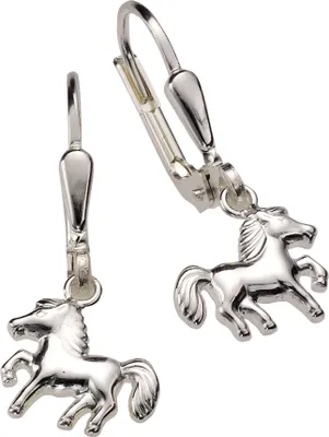 Produktbild von Zeeme for Kids Ohrringe 925/- Sterling Silber 2,4cm weiß ohne 371230148