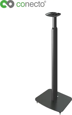 Immagine prodotto di supporto per diffusori conecto regolabile in altezza per SONOS ONE® e SONOS ONE SL®, distanza dalla parete 25 cm, capacità di carico 3 kg, nero, B-buono