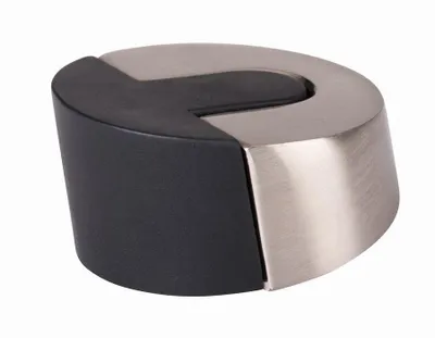 Obrázek produktu pro Walteco Dveřní zarážka, průměr 46x26mm, k našroubování, matný nikl