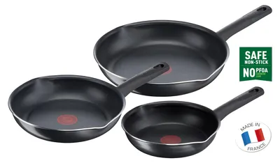 Produktbild von Tefal B56490, Rund, Allzweckpfanne, Schwarz, Titan, 175 °C, Aluminium