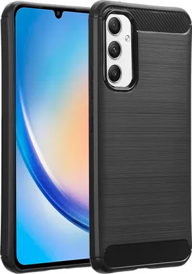 Productafbeelding van imoshion Brushed Backcover voor de Samsung Galaxy A34 (5G) - Zwart