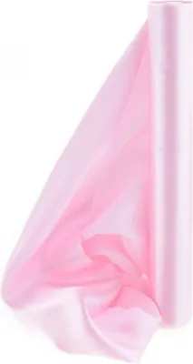 Immagine prodotto di Tessuto di raso liscio, runner da tavola, rosa, 0,36 x 9 m