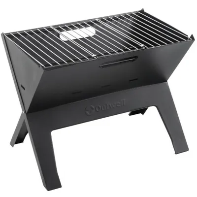 Obrázok produktu pre Outwell 350/185 - Gril Cazal 2 skladací gril na drevené uhlie skladací stabilný priestorovo úsporný čierny