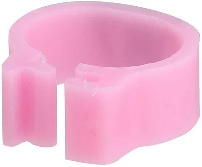 Imagen del producto de 6 colores, 100 unidades, anillos de plástico numerados de 8 mm para patas de aves, ideales para palomas, gallinas y loros