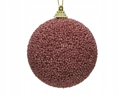 Produktbild von Unzerbrechliche Schaumstoff Christbaumkugel rosa 8 cm