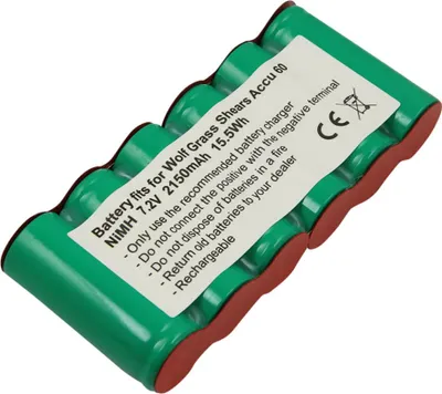 Zdjęcie produktu dla Avizar, akumulator do nożyc do trawy Wolf Accu BS60 7,2 V 2150 mAh NiMH, zielony