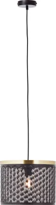 Produktbild von BRILLIANT schwarz/goldene Pendelleuchte NEOLIA | Pendellampe Ø 30cm | 1x E27 Fassung max. 40W | Metall