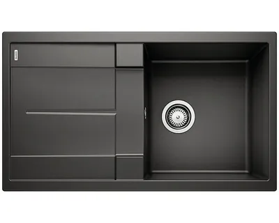 Produktbild von Blanco Metra 5 - Silgranitspüle, 860x500 mm, Schwarz 525919