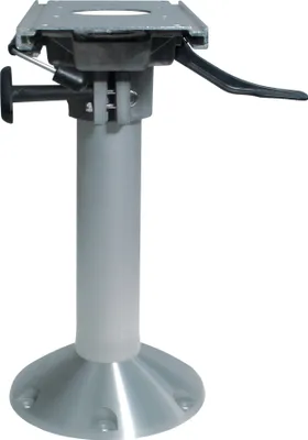 Immagine prodotto di Base per sedia Mainstay "Heavy Duty" in alluminio per sedile barca sedia timone ruotabile a 360º + blocco con base a slitta Ø229mm