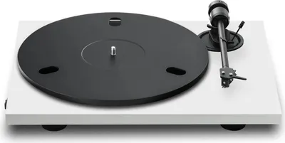 Produktbild von Pro-Ject E1.2, Audio-Plattenspieler mit Riemenantrieb, Automatisch, Weiß, ABS Synthetik, Aluminium, 33,45 RPM