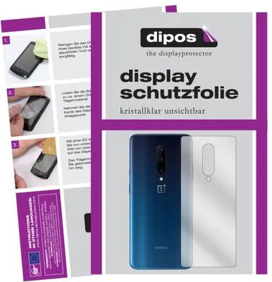 Produktbild von 2x Schutzfolie für OnePlus 7 Pro Rückseite klar Displayschutzfolie Folie Display
