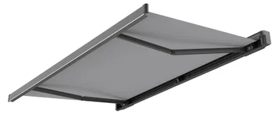 Produktbild von Spettmann SUNLITE Vollkassettenmarkise mit Funkmotor & LED 400x200 cm Grau