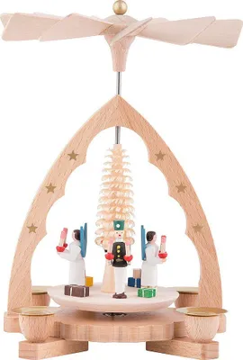 Zdjęcie produktu dla Piramida stołowa anioł i górnik wysokość = 19 cm NOWOŚĆ