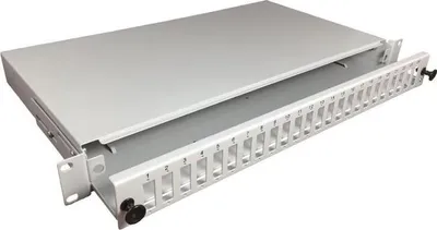 Obrázok produktu pre Alantec FOP-1U-24SCD-S, Montáž do racku, 1U, Biela, Kov, 435 mm, 245 mm