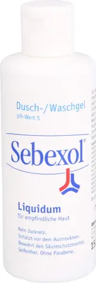 Produktbild von SEBEXOL LIQUIDUM DUSCH+CRE, 150 ml BAD