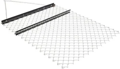 Produktbild von Kettenegge - Schleppegge/Wiesenegge - Größe 1520 x 1240 x 57 mm - Q235-Stahl - Für UTV/ATV/Traktor - Einebnen & Rasenvorbereitung - Kiesauffahrten, Wiesen, Feldgarten