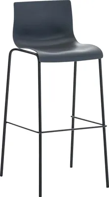 Produktbild von Barhocker HLO-CP20 4-Fuß Gestell schwarz  grau