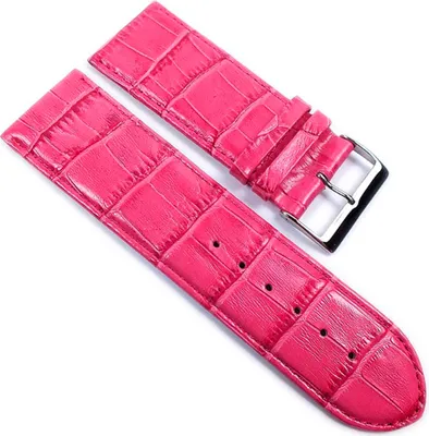Produktbild von Uhrenarmband Kalbsleder Himbeere Louisiana Print 21763S, Stegbreite:16mm