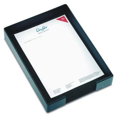 Produktbild von Briefkorb La Linea Leder schwarz