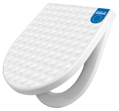 Produktbild von WC Sitz mit Absenkautomatik D Form Motiv In Out [TDW3 11553]
