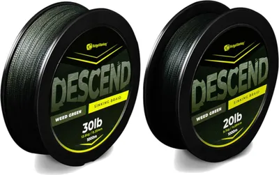 Produktbild von RidgeMonkey Descend Sinking Braid - 1000m Karpfenschnur, Durchmesser/Tragkraft:0.28mm / 20lb / 9.1kg