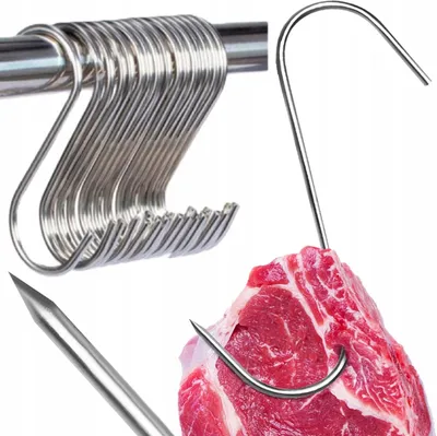 Produktbild von Räucherhaken Set 20 Stück für Wurst und Fleisch