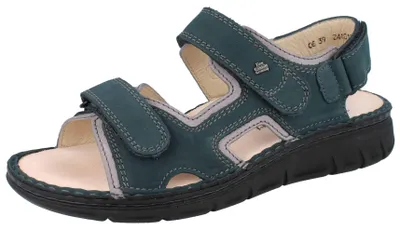 Produktbild von FINN COMFORT Wanaka Soft Herren Sandale petrol Nubukleder - Größe: 42