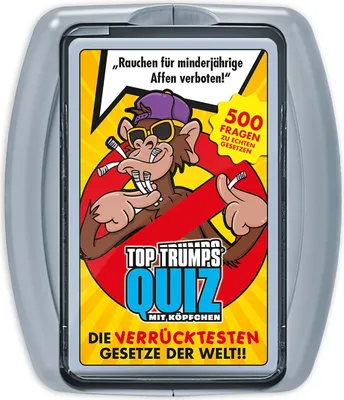 Produktbild von Top Trumps Quiz - Die verrücktesten Gesetze der Welt Quizspiel Wissensspiel