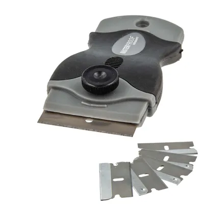 Immagine prodotto di MASTERPROOF PROFESSIONAL set di raschietti universali con 5 lame di ricambio, inclusa la protezione per le lame