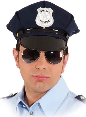 Produktbild von O23463-60 schwarz Polizei Mütze Kappe Gr.60