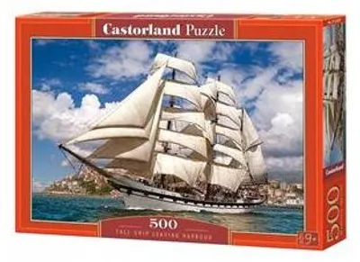 Produktbild von Castorland Puzzle 500 Teile Tall Ship Leaving Harbour Motiv