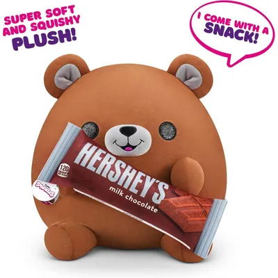 Produktbild von Zuru Snackles groß Terry Bär Hersheys Snackle Stofftier mit Essen 30cm