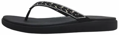 Produktbild von Skechers Meditation Luxe Zehensteg Schwarz in Gr. 37
