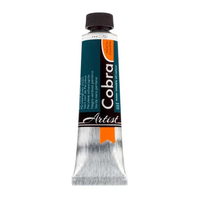 Image de Cobra Artist Peinture à l'huile miscible à l'eau Tube 40 ml Vert pérylène 721