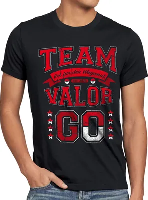 Produktbild von style3 Team Rot Valor Herren T-Shirt Wagemut Feuer
