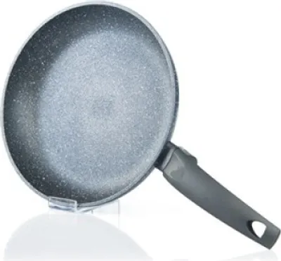Produktbild von Fissman-Grey Stone Bratpfanne, 24 x 4,5 cm, Aluminium, grau