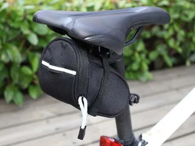 Produktbild von System-S Fahrrad Sattel Tasche Werkzeugtasche Schwarz