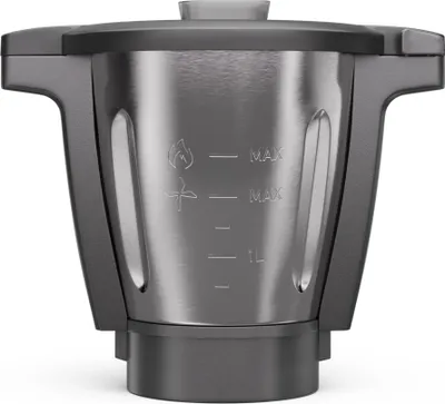 Image de Klarstein Récipient en Céramique pour Robot de Cuisine Multifonctions, Contenant de Grande Taille pour Robot de 1700W 4 en 1 Blenders, Mixeurs, Grand Pot de 4.7L en Ceramique pour Cuisine