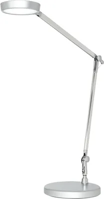 Produktbild von Unilux LED Schreibtischlampe Senza, dimmbar, silbergrau, 53 x 21 x 9 cm