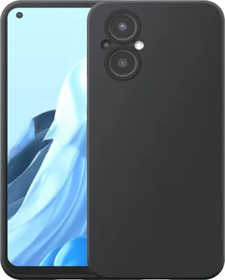 Obrázok produktu pre Vhodné pre Oppo Reno 7 Lite Phone Case Black Flexibilné silikónové puzdro TPU - Flexibilný zadný kryt Puzdro silikónové TPU - Black - Smartphonics