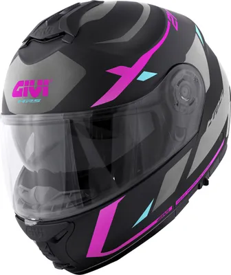 Produktbild von Modular Helm GIVI X21 EVO Number Lady Mattschwarz Titanrosa größe S