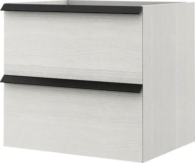 Produktbild von Baden Haus Waschtischunterschrank Qube BxHxT 60 x 55 x 46 cm weiß Rock 54967
