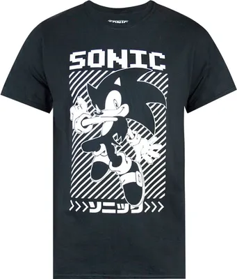 Obrázek produktu pro Sonic The Hedgehog - pánské tričko NS5265 (M) (Černá)