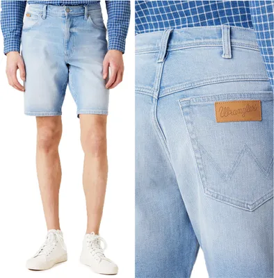 Immagine prodotto di Wrangler Texas Pantaloncini Blu Chiaro W11Czh280 W30 L00