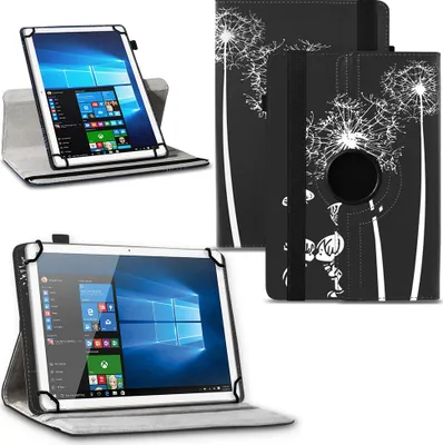 Produktbild von Universal Tablet Hülle 10 - 10.1 - 11 Zoll Tasche Schutzhülle 360° Drehbar CaseFarben:Motiv 12